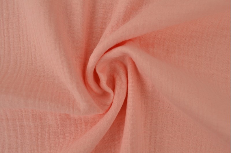 Mousseline (hydrophile) rose saumon