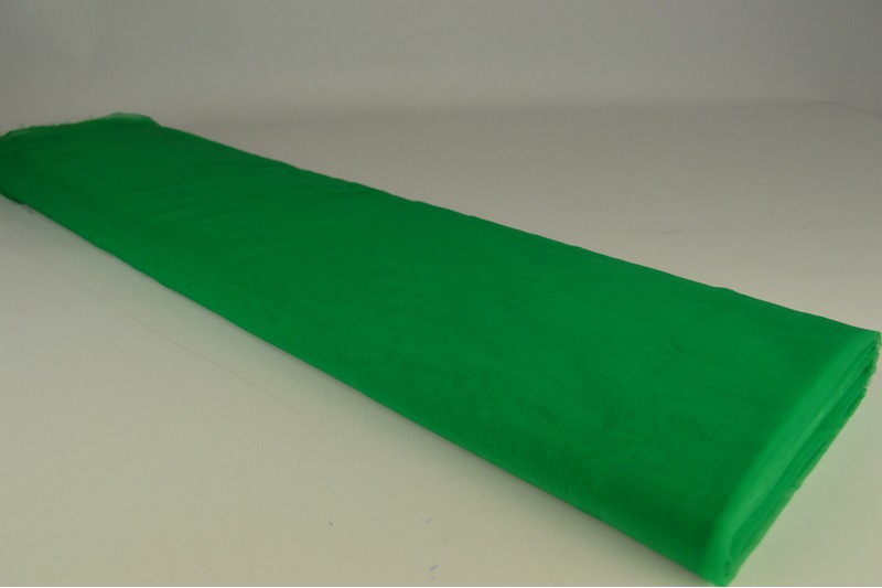 Organza vert, rouleau