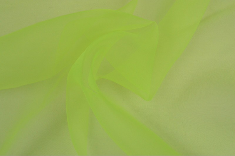 Organza vert citron
