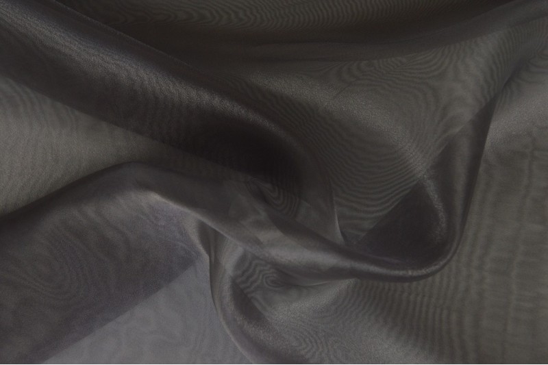 Organza gris foncé