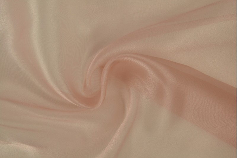 Organza vieux rose