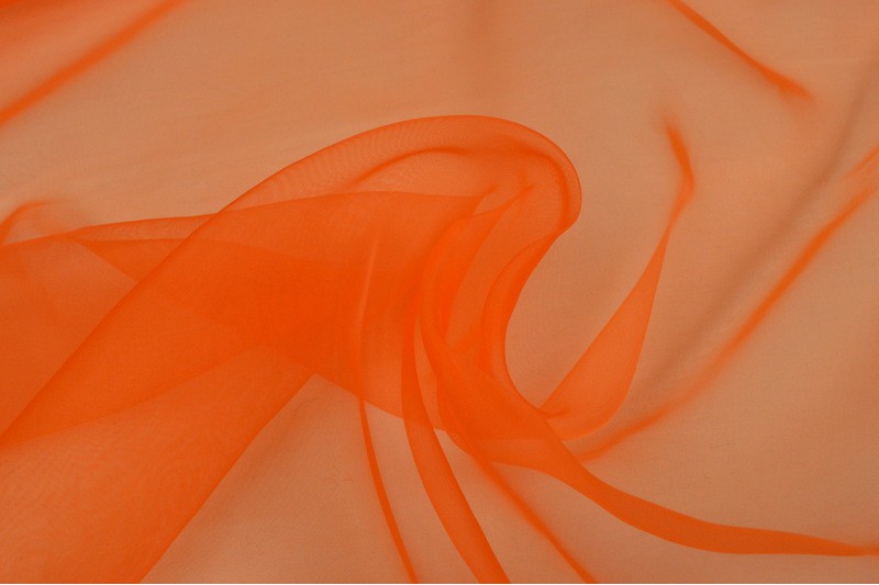 Organza orange foncé