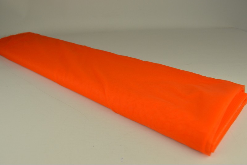Organza orange foncé, rouleau