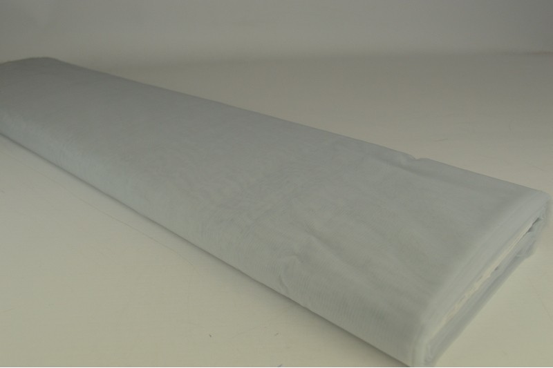 Organza gris argenté, rouleau