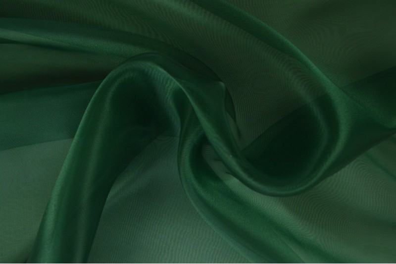 50 mètres organza vert mousse