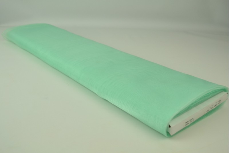 Organza vert menthe, rouleau