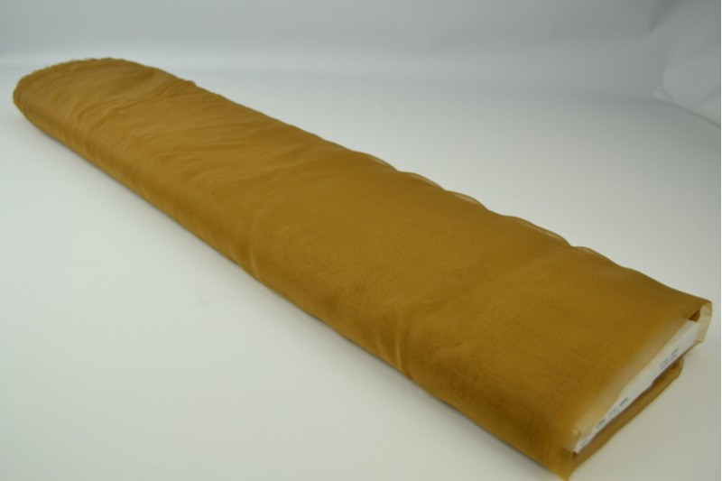 Organza jaune ocre foncé, rouleau