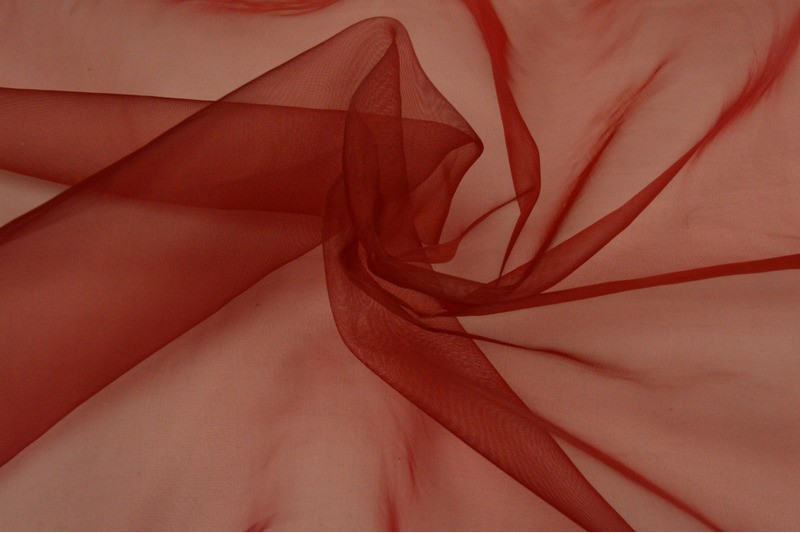 Organza rouge bordeaux