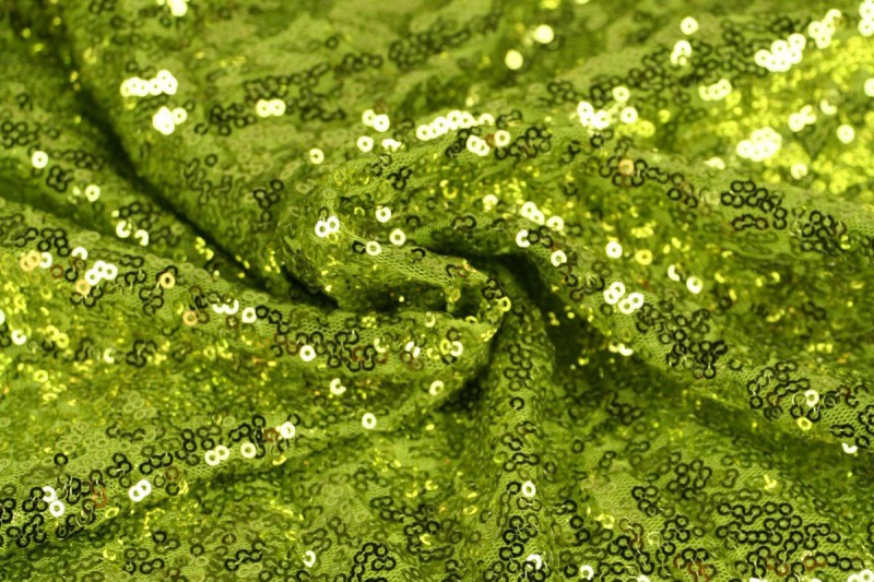 Paillet Klein paillettes petites vert citron