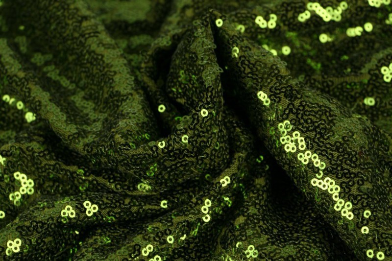 Paillet Klein paillettes petites vert mousse