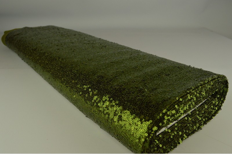 Paillet Klein paillettes petites vert mousse, rouleau