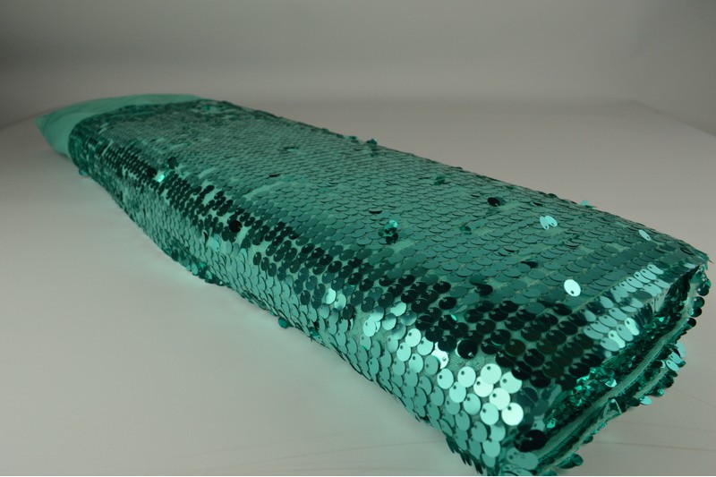 Paillettes XL paillettes xl bleu aqua, rouleau