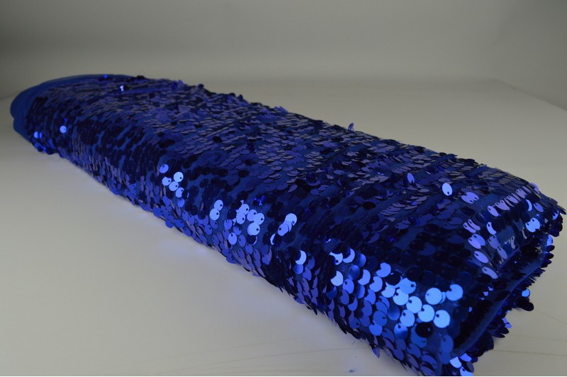 Paillettes XL paillettes xl bleu cobalt, rouleau