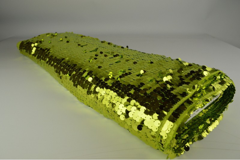 Paillettes XL paillettes xl vert citron, rouleau