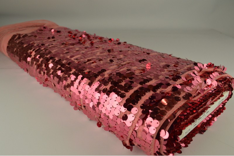 Paillettes XL paillettes xl rose saumon, rouleau