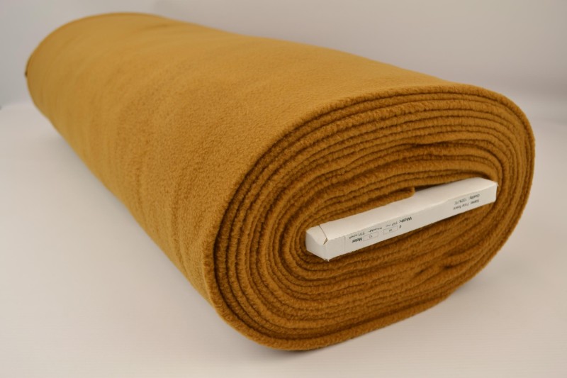 Polaire jaune ocre foncé, rouleau