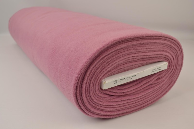 Polaire vieux rose foncé, rouleau