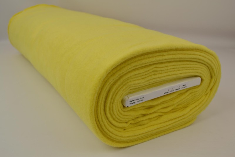 Polaire jaune clair, rouleau