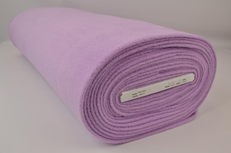 Polaire lilas, rouleau