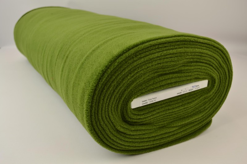 Polaire vert mousse, rouleau