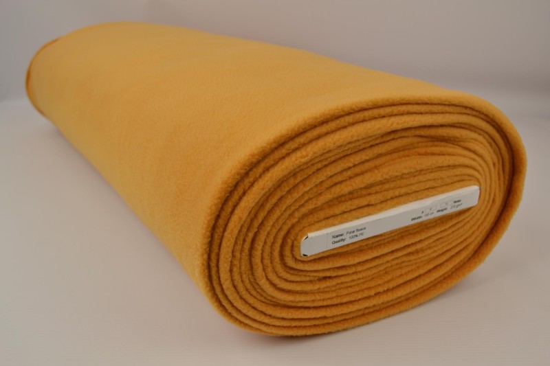 Polaire jaune ocre, rouleau