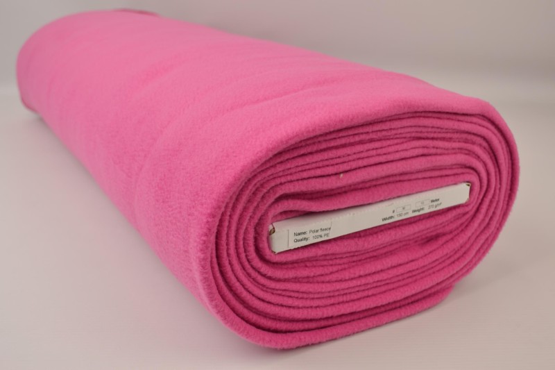 Polaire rose, rouleau
