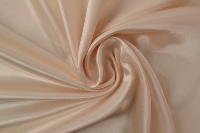 Satin de Polyester satin champagne