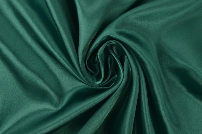 Satin de Polyester satin vert foncé