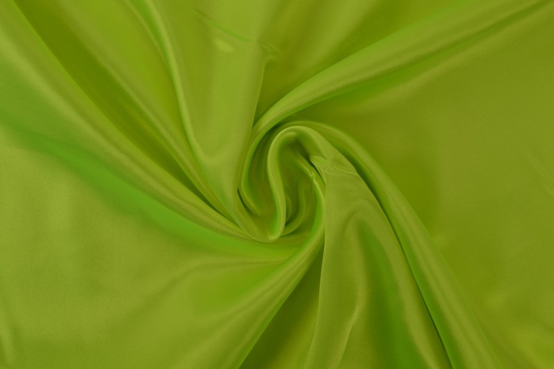 Satin de Polyester satin vert citron