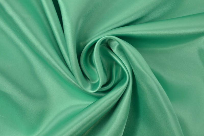 Satin de Polyester satin menthe