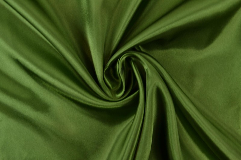 Satin de Polyester satin vert mousse