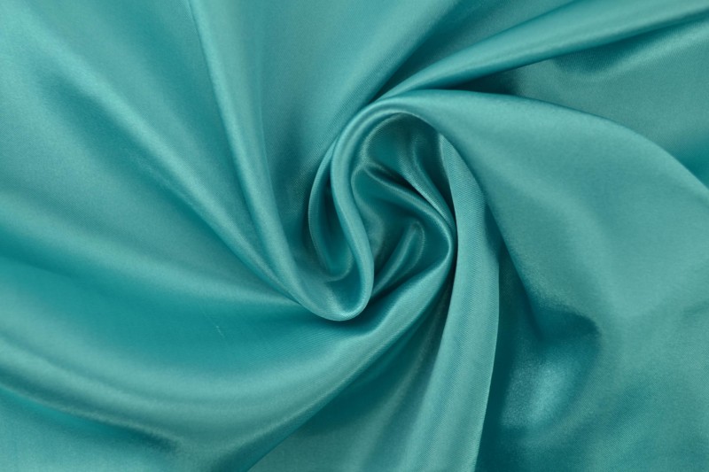 Satin de Polyester satin turquoise