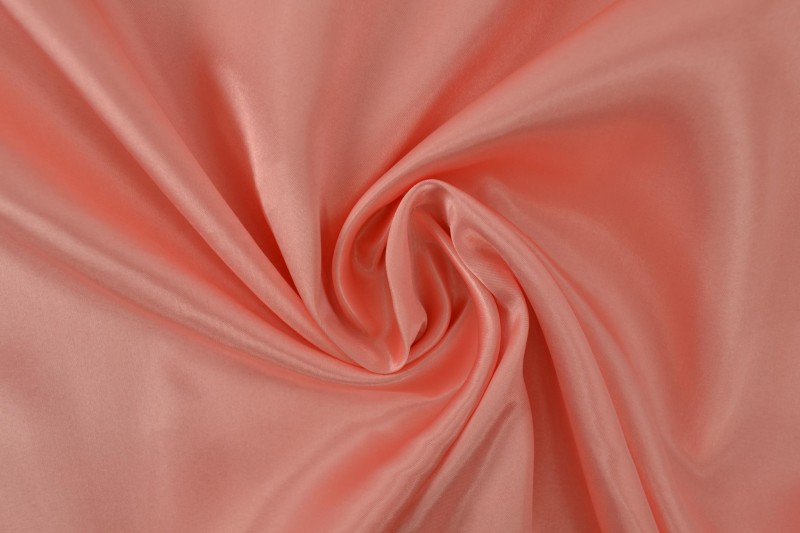 Satin de Polyester satin rose saumon