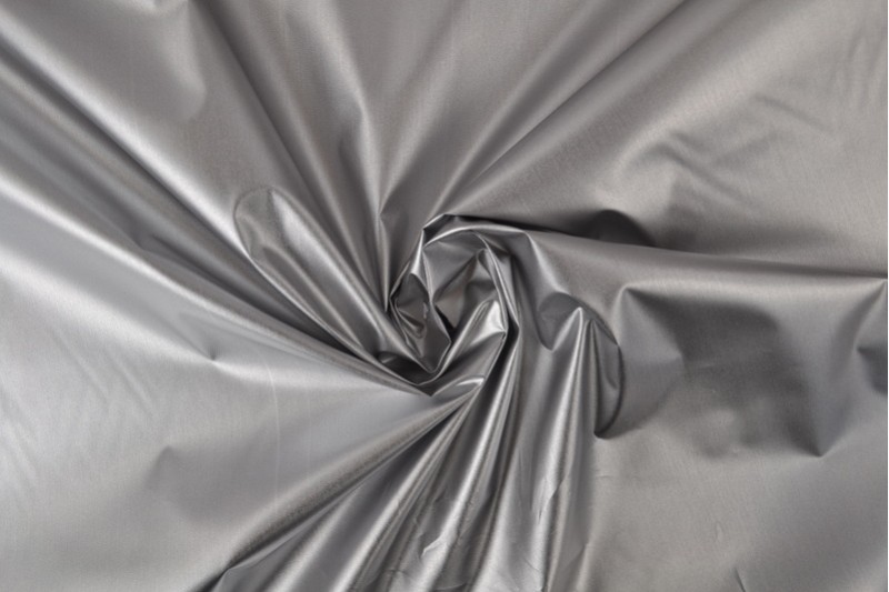 Tissu d'ombrage argent double face
