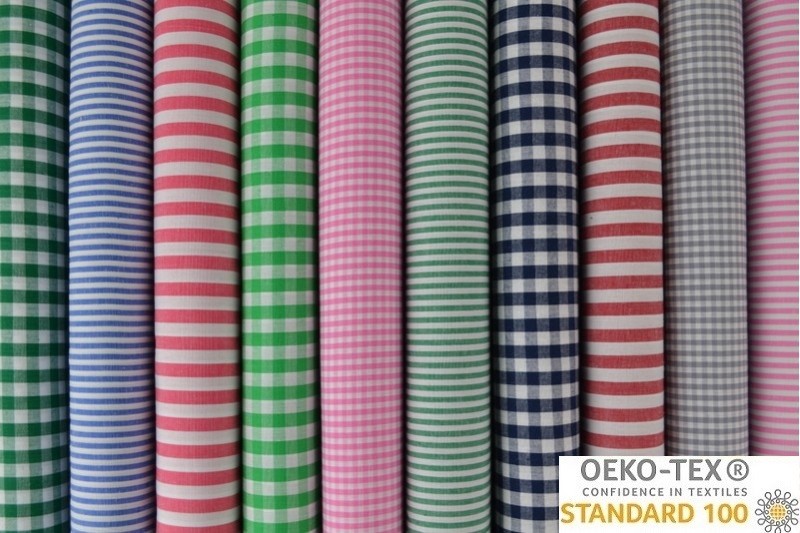 Coton Vichy Boerenbont — tissu tissu coton au rouleau