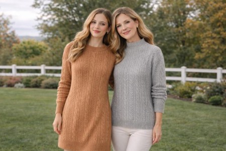 Jacquard Torsade — rouleau de tissu jersey