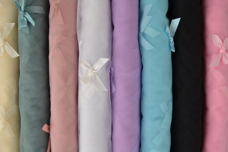 Mesh Bowknot — tissu mesh au rouleau