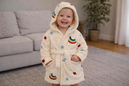 Éponge Teddy Brodée — rouleau de tissu tissu éponge