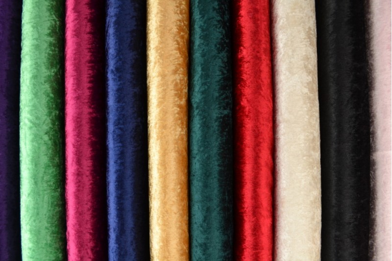 Velours de Panne — tissu velours au rouleau