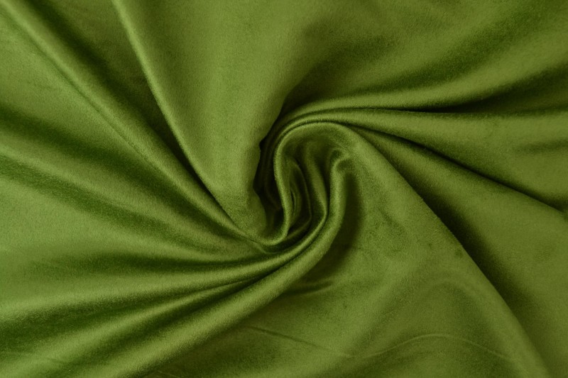 Suédine vert mousse