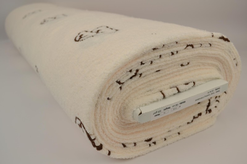 Éponge Teddy Brodée variante 01-02, rouleau