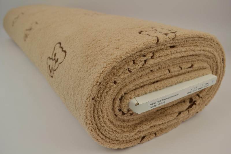 Éponge Teddy Brodée variante 01-39, rouleau
