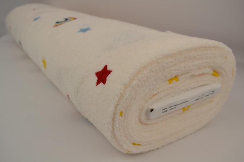 Éponge Teddy Brodée variante 02-02, rouleau