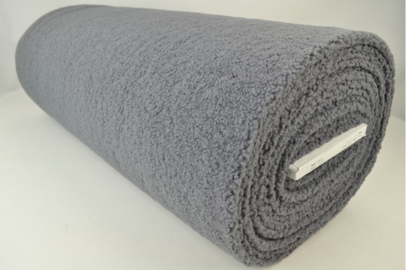 Fausse Fourrure Teddy gris foncé, rouleau