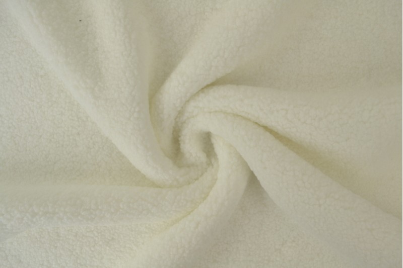 Fausse Fourrure Teddy blanc cassé