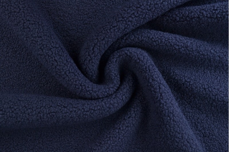 Fausse Fourrure Teddy navy