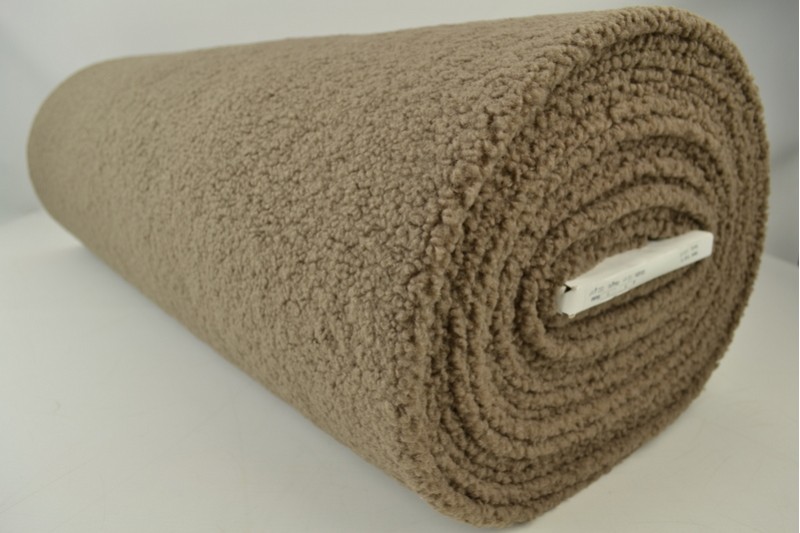 Fausse Fourrure Teddy taupe, rouleau
