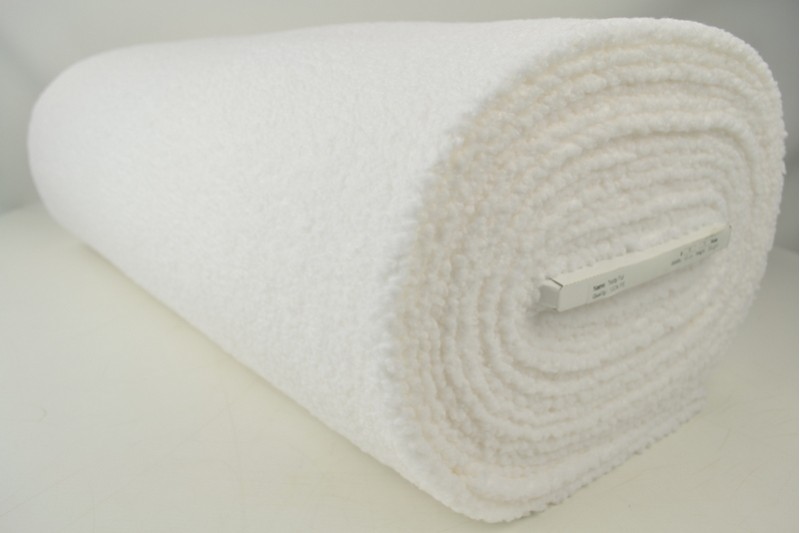 Fausse Fourrure Teddy blanc, rouleau