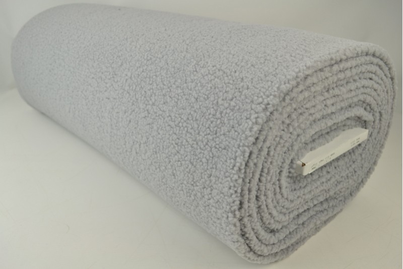 Fausse Fourrure Teddy gris argenté, rouleau