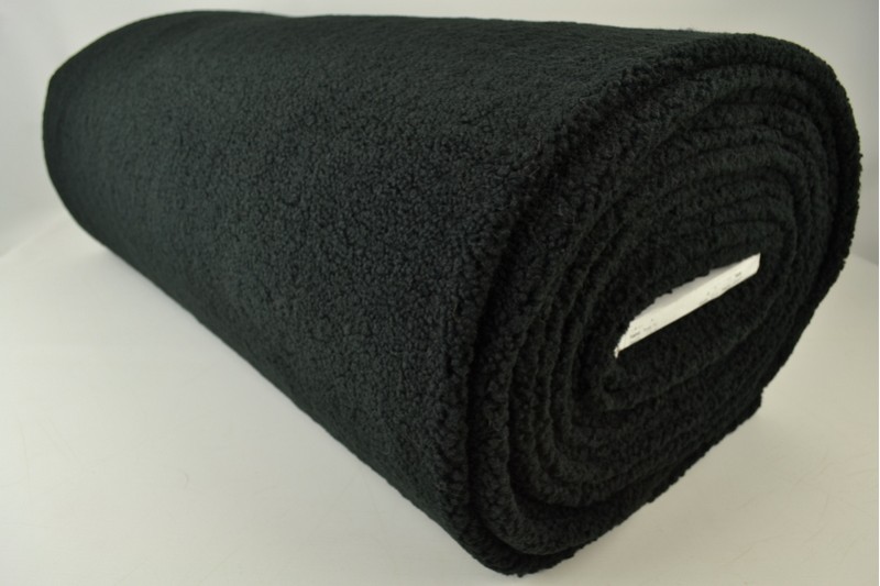 Fausse Fourrure Teddy noir, rouleau
